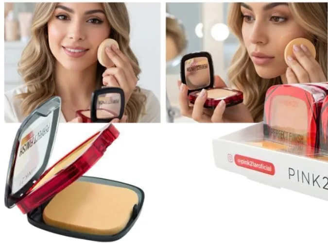 POLVO COMPACTO PERFECT FINISH PINK 21 (base en polvo)