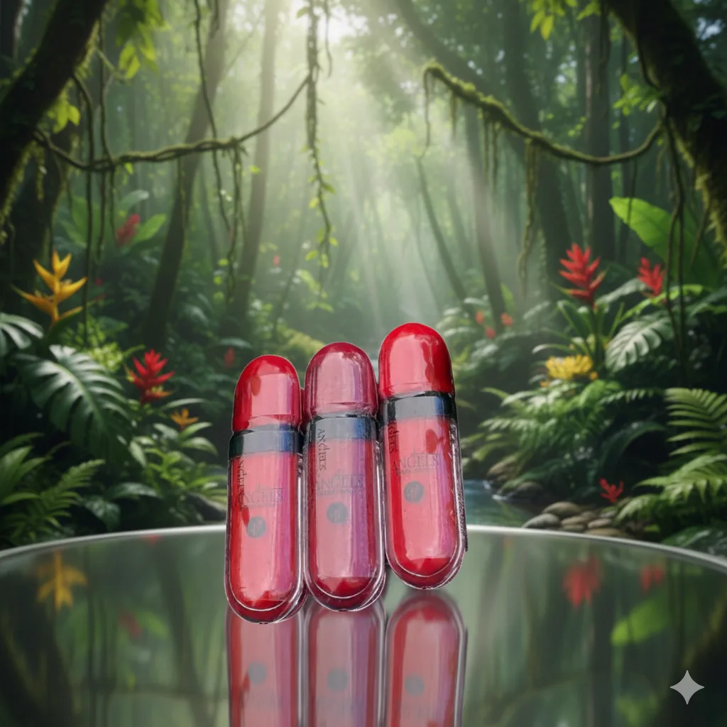 LABIAL LIQUIDO 4 ANGELS ROJO