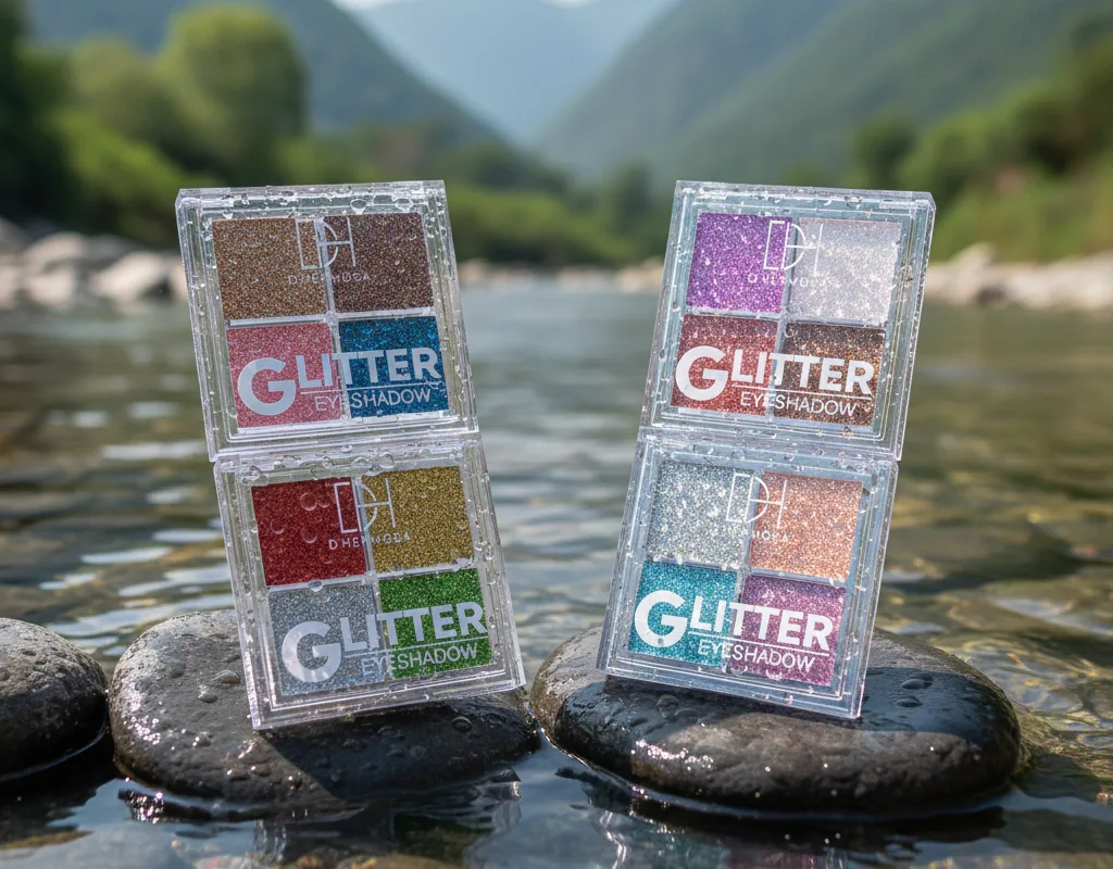 Paleta Gliter 4 Colores DHermosa (Glitter Eyeshadow)