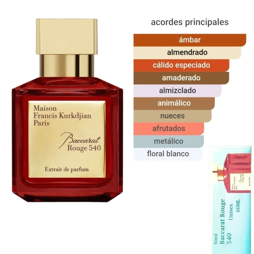 BACCARAT ROUGE 540 (unisex) Tester Concentrado 60 ML