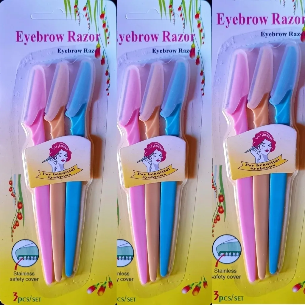 PERFILADORES EYEBROWN RAZOR PACK X3