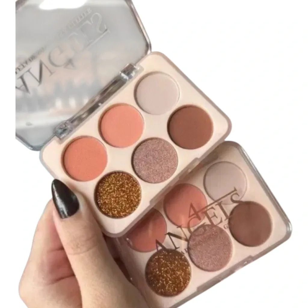 Paleta de Sombras 6 colores+ gliter - 4 Angels