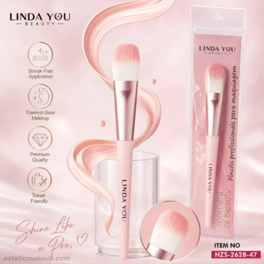 Brocha Precisa (Base Liquida/Crema) LindaYou