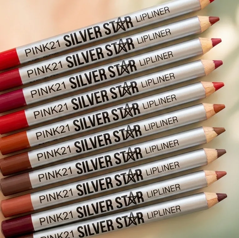 Delineador de Labios Pink 21 - Silver Star Matte - Larga Duración