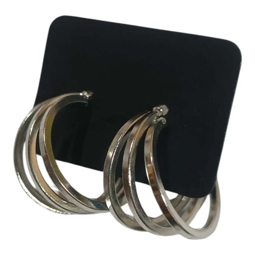 #106 PAR DE AROS REDONDOS FANTASY